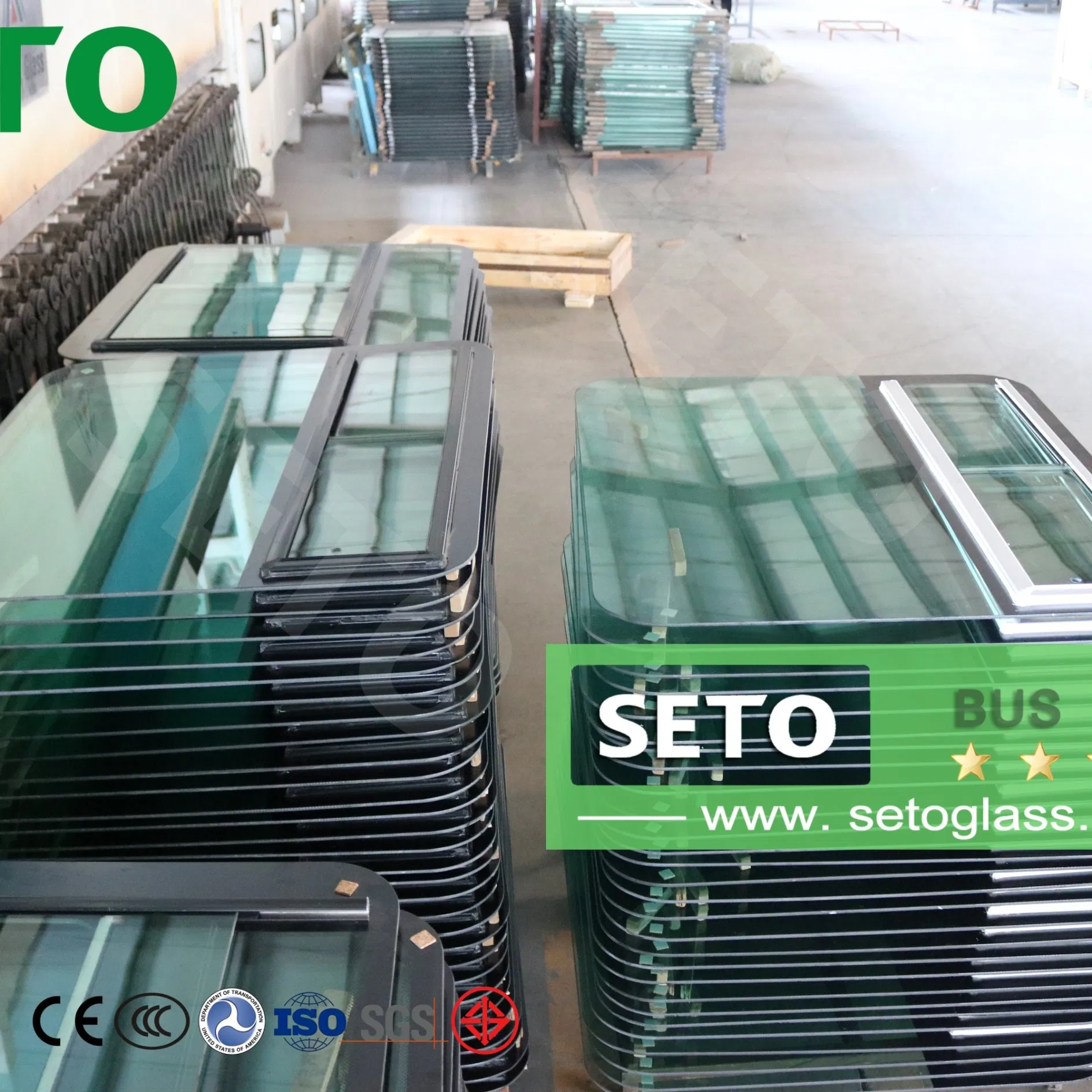 Hotsell Factory Rear/Side/Front Bus Windshield Glass Sliding Windows Tempered Glass