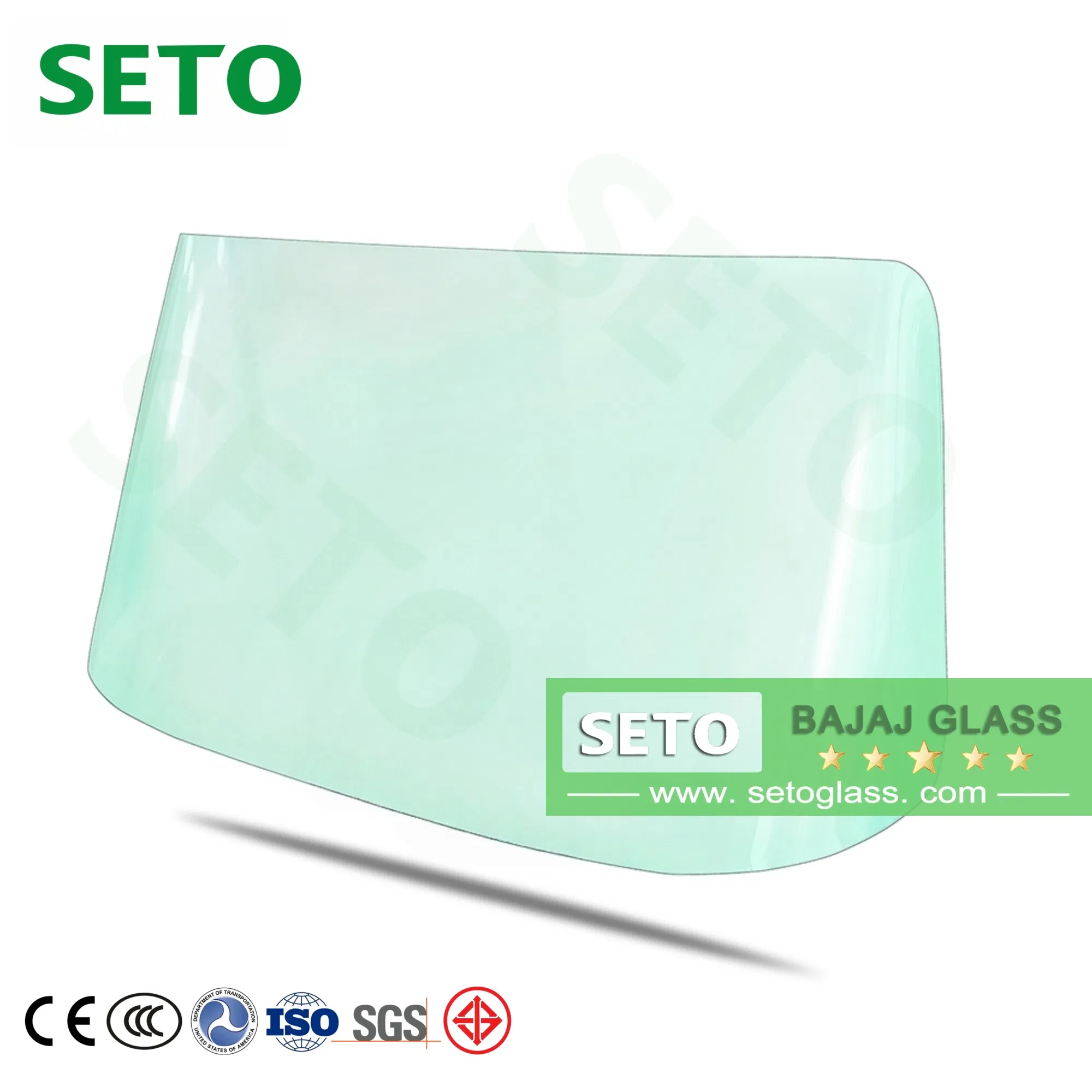 High-Quality Laminated Bajaj Glass 5mm for Indian Auto Rickshaws