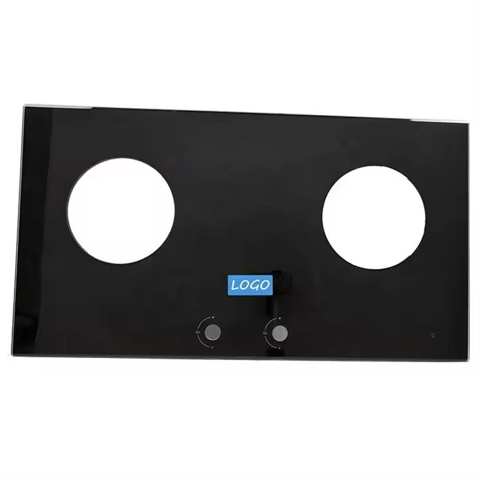 Customized 2mm-6mm Black Ceramic Glass for Domestic Cooking Applications for Induction Cooktops or Gas Stove