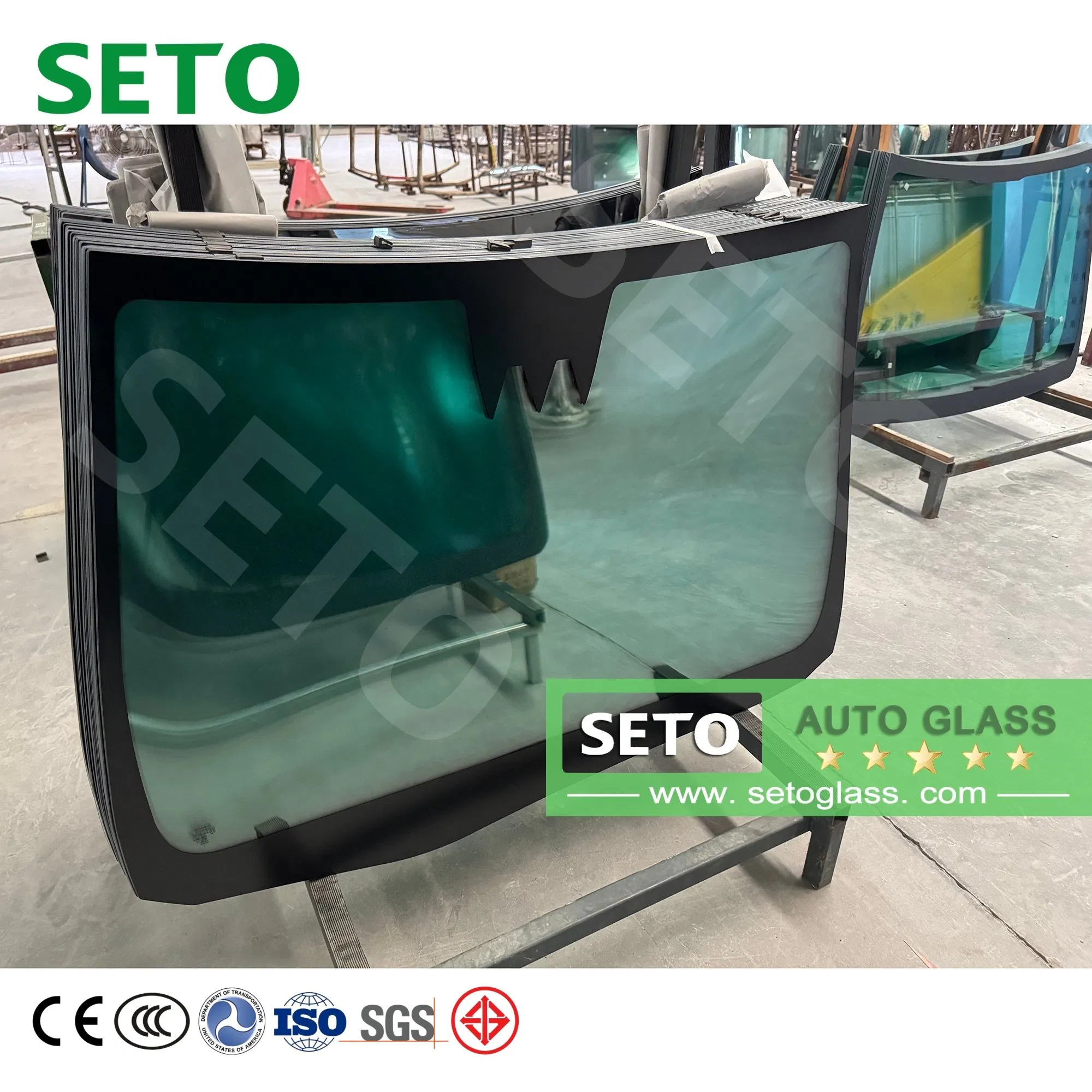 Tungsten Heated Glass Car Front Windshield Glass for Car Truck Bus