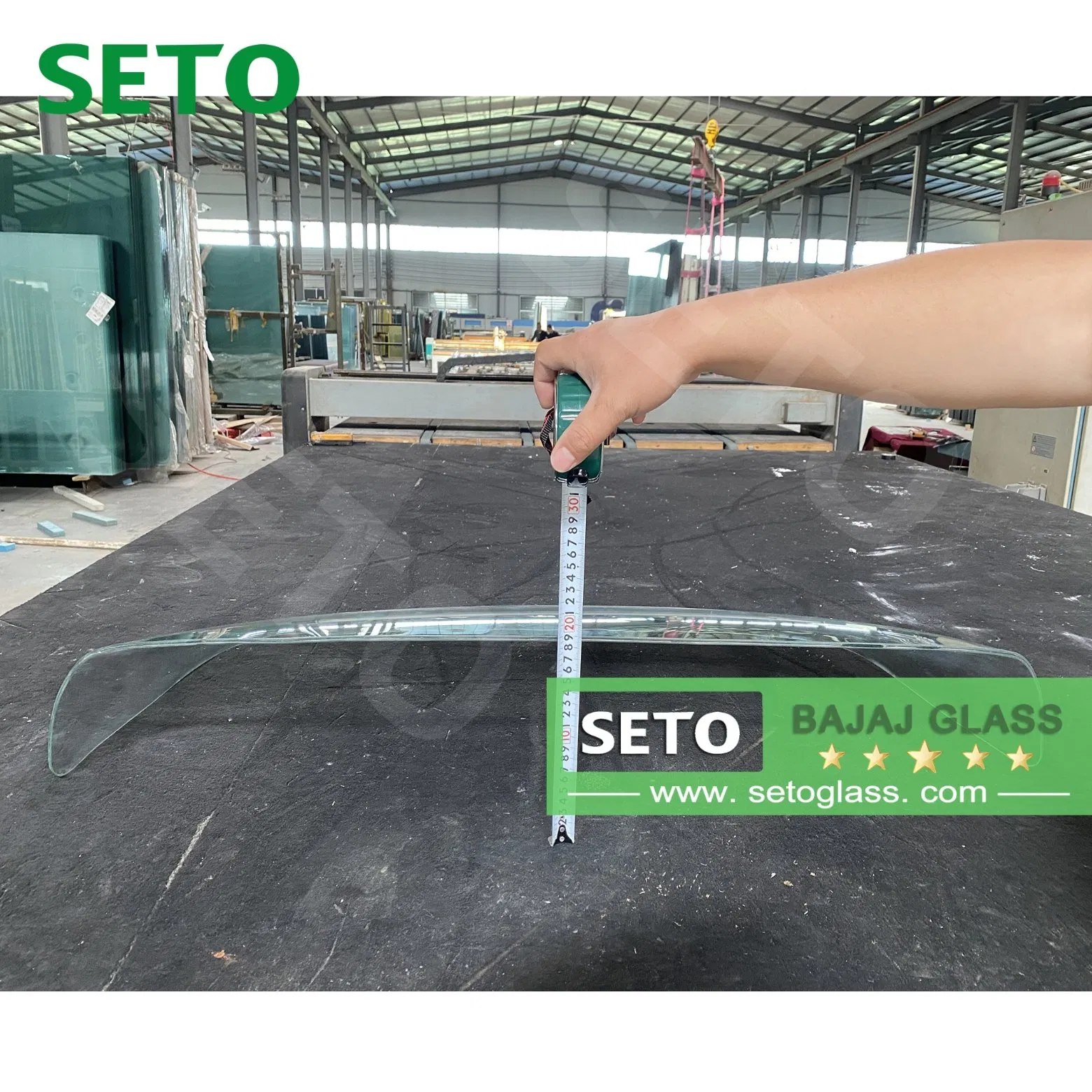 Factory Wholesale Auto Rickshaw Bajaj Re205/225 Laminated Front Glass OEM Supply