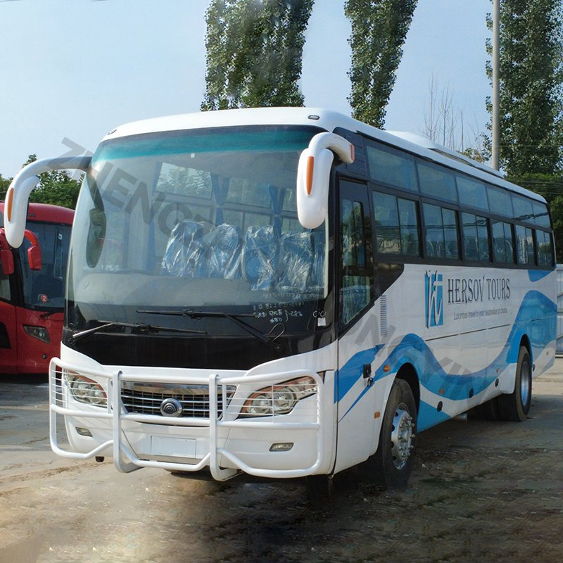 Used Rhd/LHD High Efficiency Coach Bus Zk6102 with 2+2 Layout 47 Seats