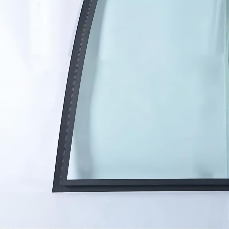 Right Side Construction Machinery Vehicle Camper Van Sliding Window Glass with Fram