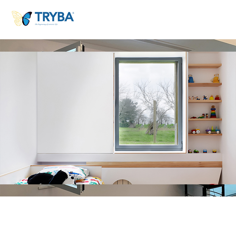 Rain Sensor Equipped Aluminum Tilt and Turn Windows for Weather Adaptability