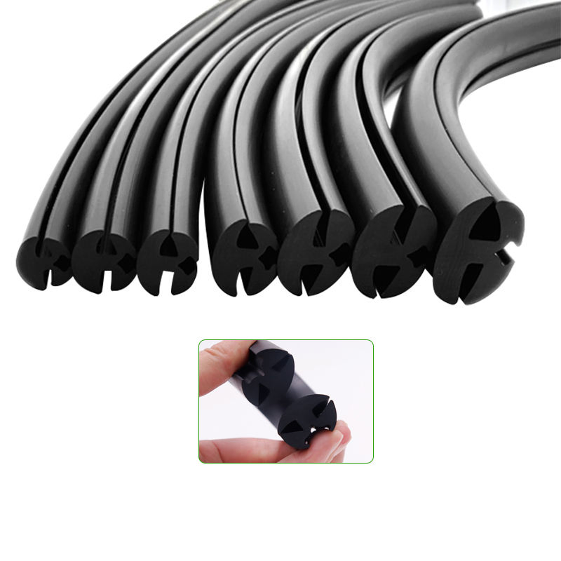 Extrusion Black EPDM Car Windshield Rubber Seal Weather Strip