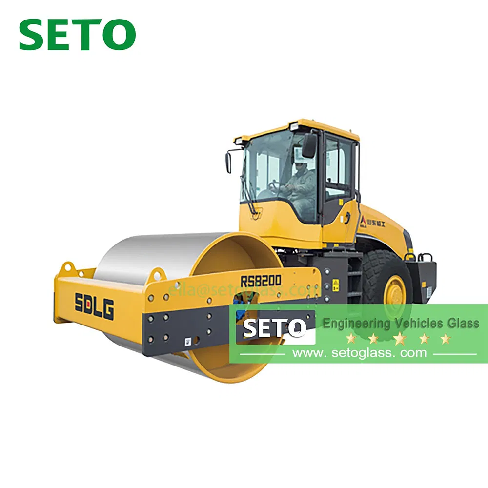 5mm Tempered Glass for Engineering Machinery Road Roller Excavator Bulldozer Crane