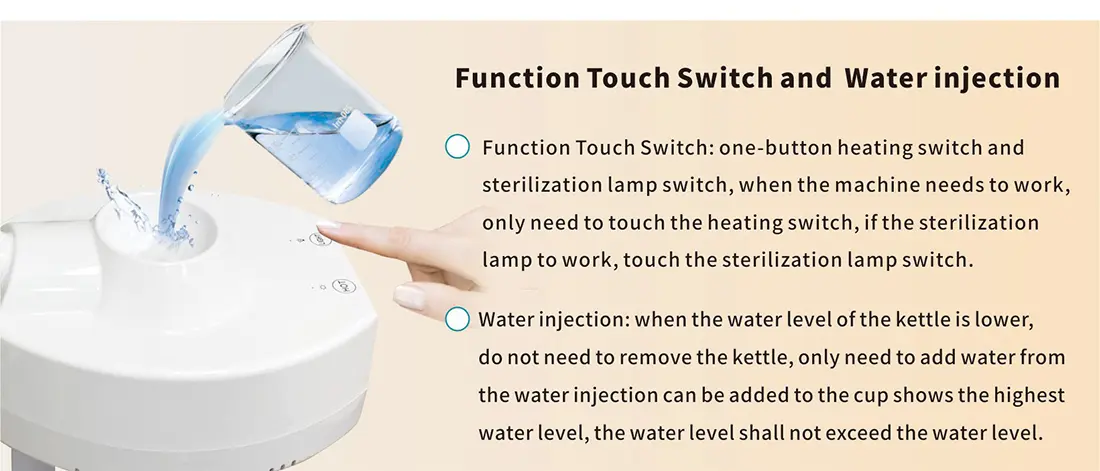 facial steamer lamp