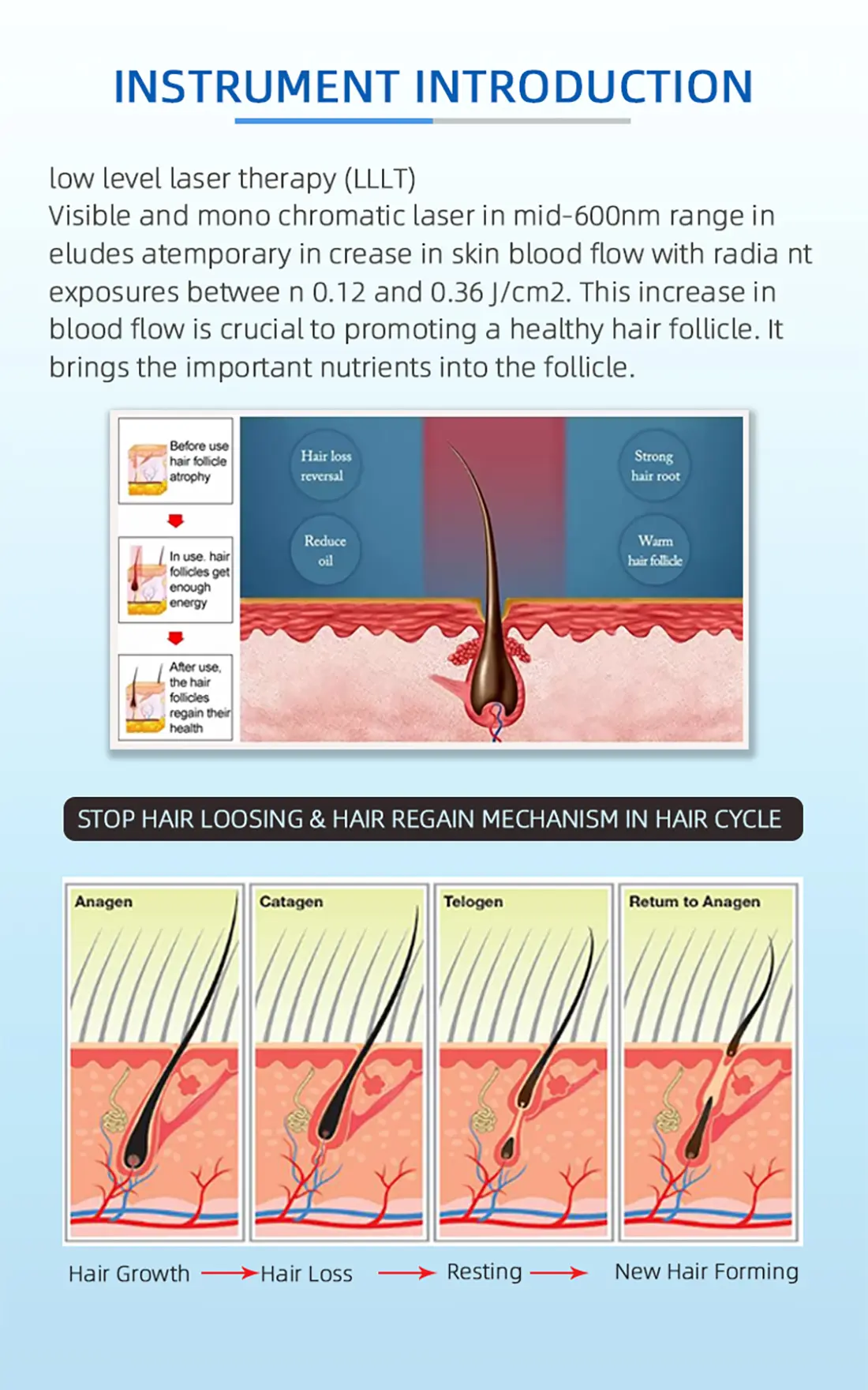 laser hair regrow machine