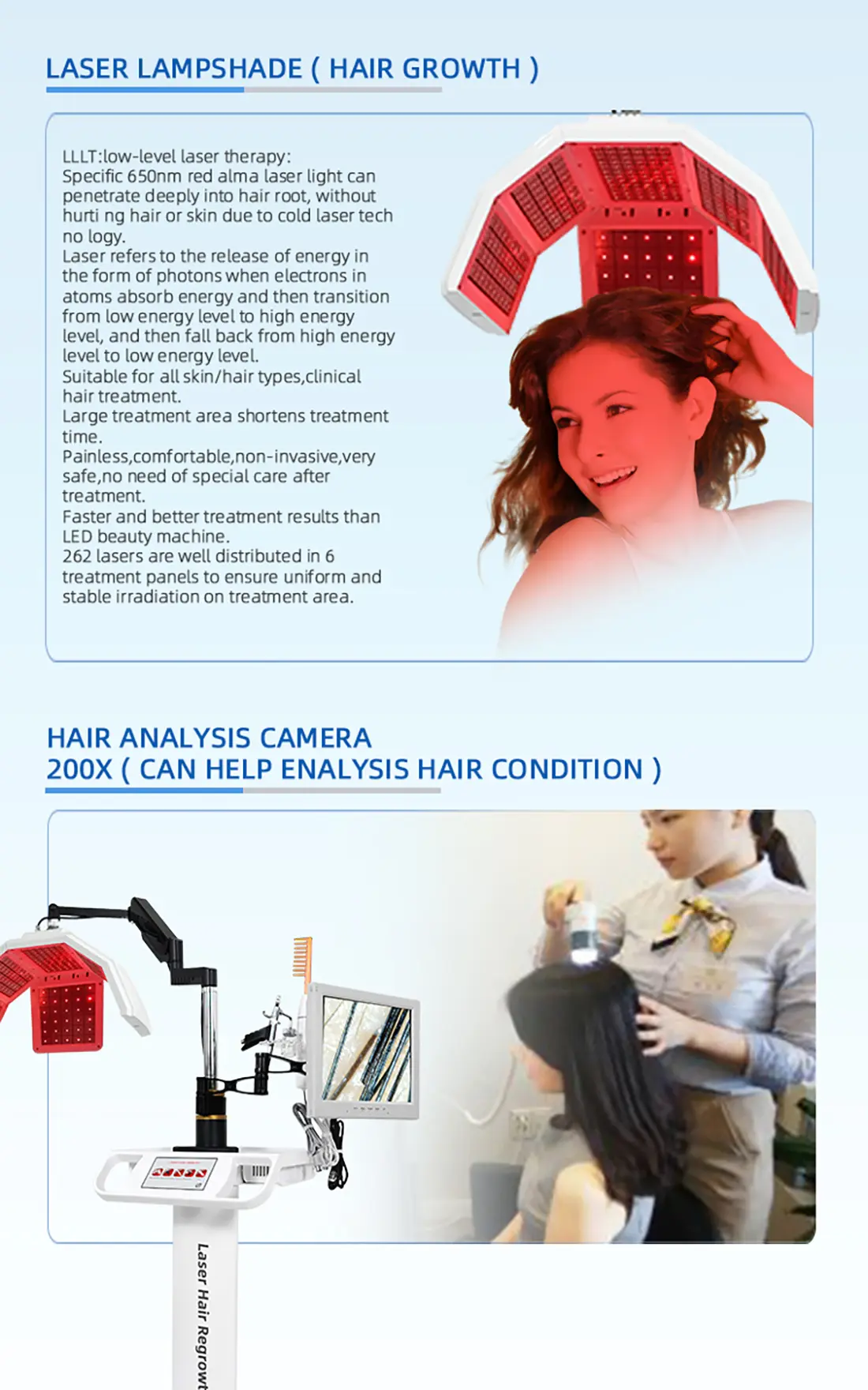 professional hair regrow machine