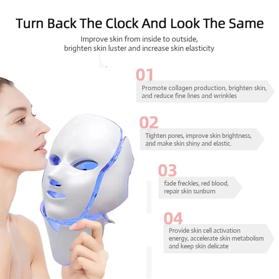 7 colors LED beauty mark3