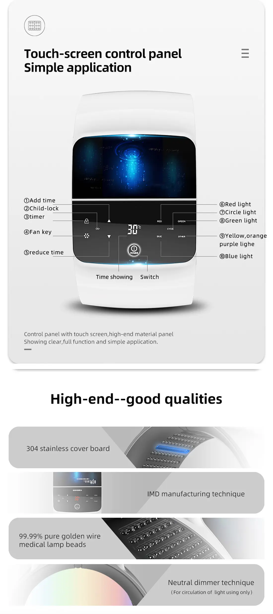 LED therapy machine 7