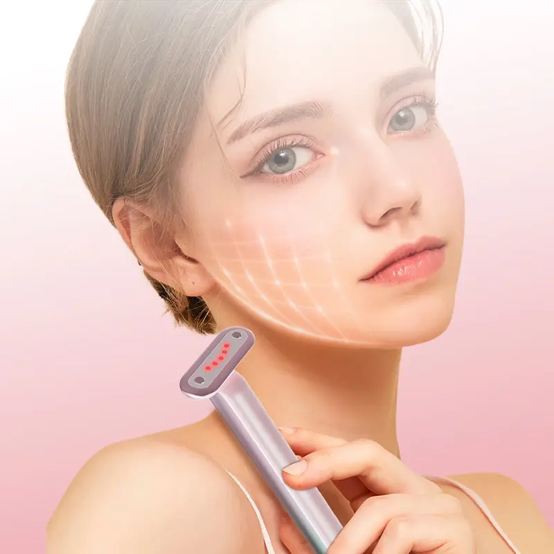 CE Certification face neck lighten lift led light facial wand with ems Factories, Factory