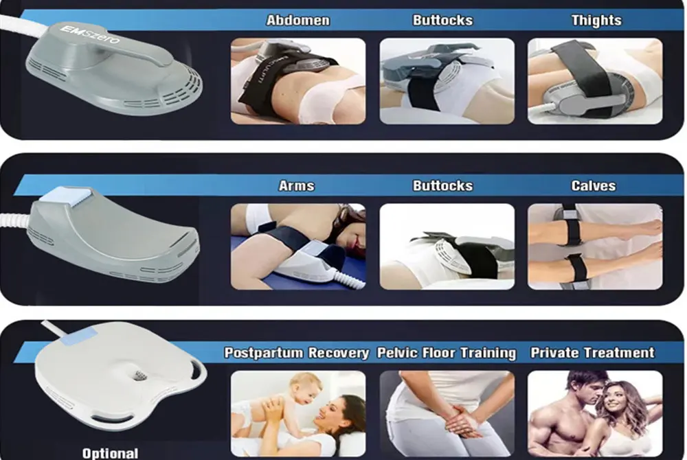Emsculpt Machine - High-Intensity EMS Muscle Building and Body Sculpting Device by Aidiesin