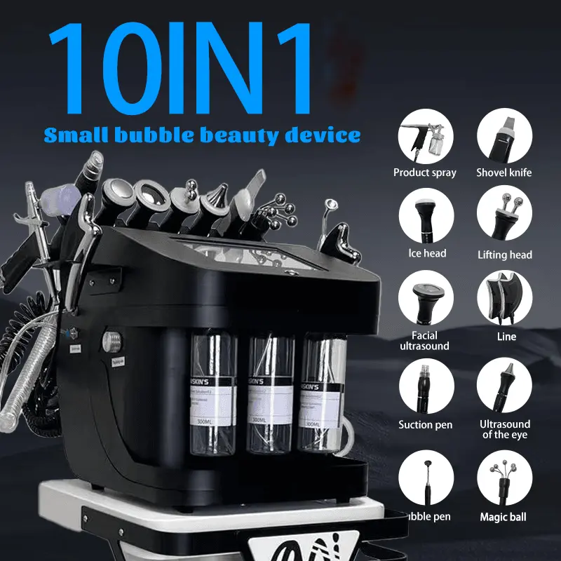 CE Certification Black pearl hydra dermabrasion oxygen facial beauty machine Service, Factory