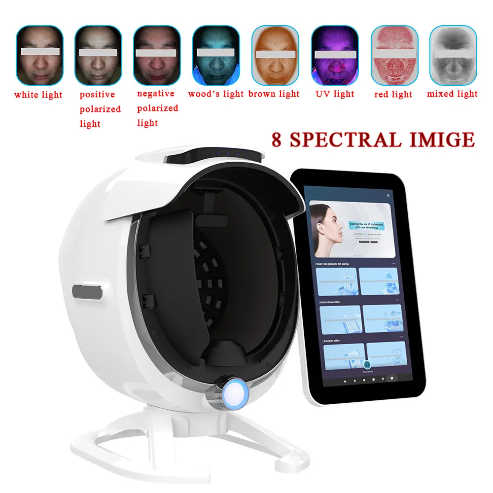 Buy AI face skin quality and moisture analysis machine with scalp analyzer Factories, Manufacturers