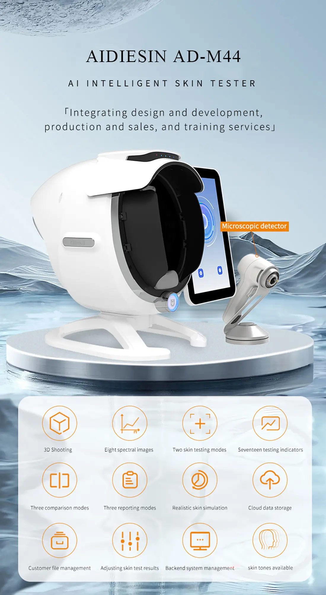 AD-M42 Skin Analyzer Feature Details 1
