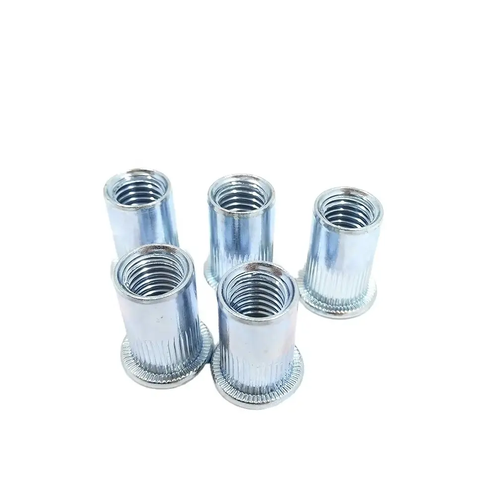 China China Open End Flat Head Knurled Body Rivet Nuts - High-Strength Nutserts from Reliable Suppliers & Factory Manufacturer, Supplier