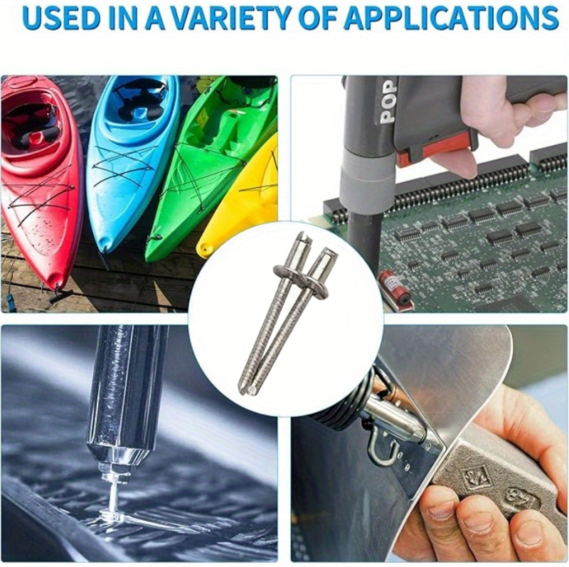 Stainless steel blind rivet application