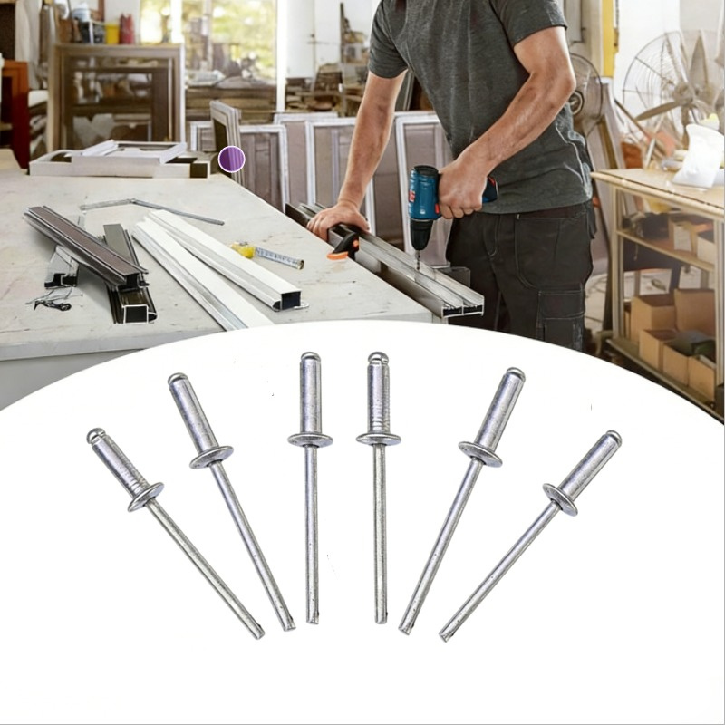 Aluminum-Steel Dome Head Blind Rivets Application