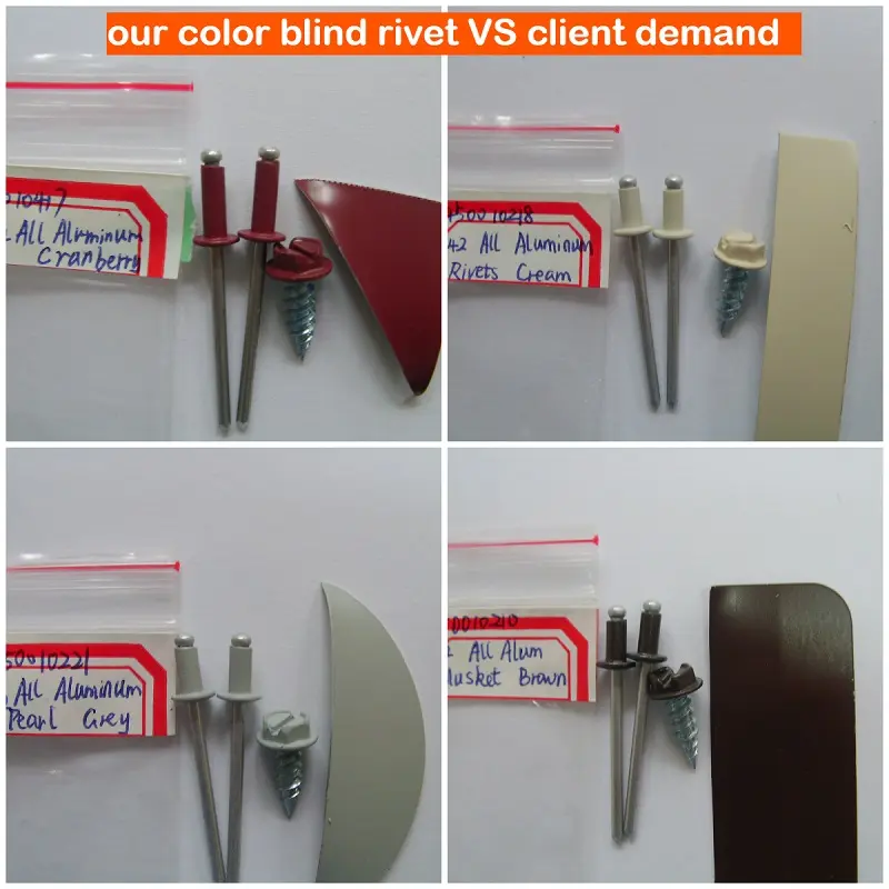 China Colorful Aluminum Steel Dome Head Blind Rivets - China Suppliers & Factory with RAL Finishes Supplier, Factories