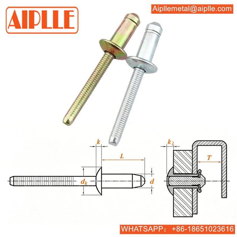 Hemlock Rivet steel structural blind rivet