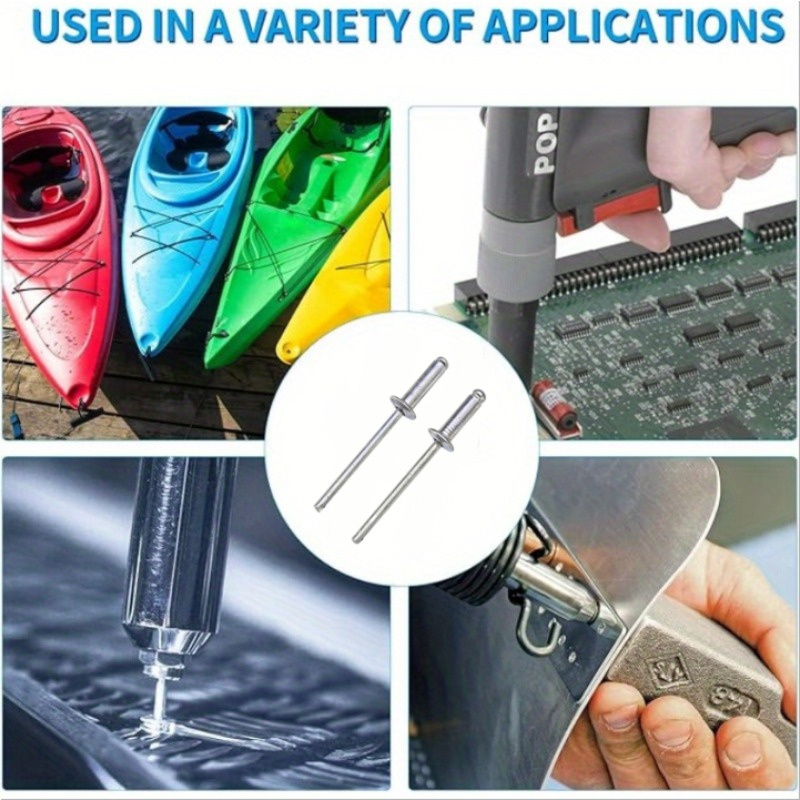Aluminium steel blind rivet application showcase