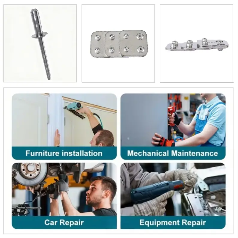 Wholesale China Aluminum Steel MultiGrip Blind Rivets - High-Quality Fasteners from Reliable Suppliers and Factory Suppliers, Factories