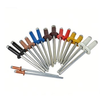 Colorful Painted Aluminium Steel Dome Head Blind Rivets