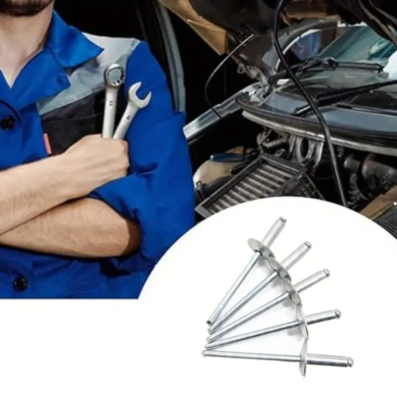 China Aluminium Steel Large Flange Blind Rivets Supplier, Factories