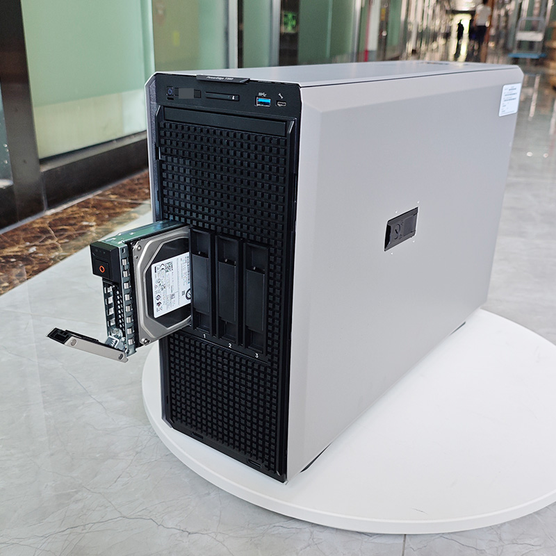 Dell Intel Xeon E-2436 2.9GHz Streaming Industrial AI Server with Multiple GPUs 4.5U Tower Model T360 Server  4u Tower