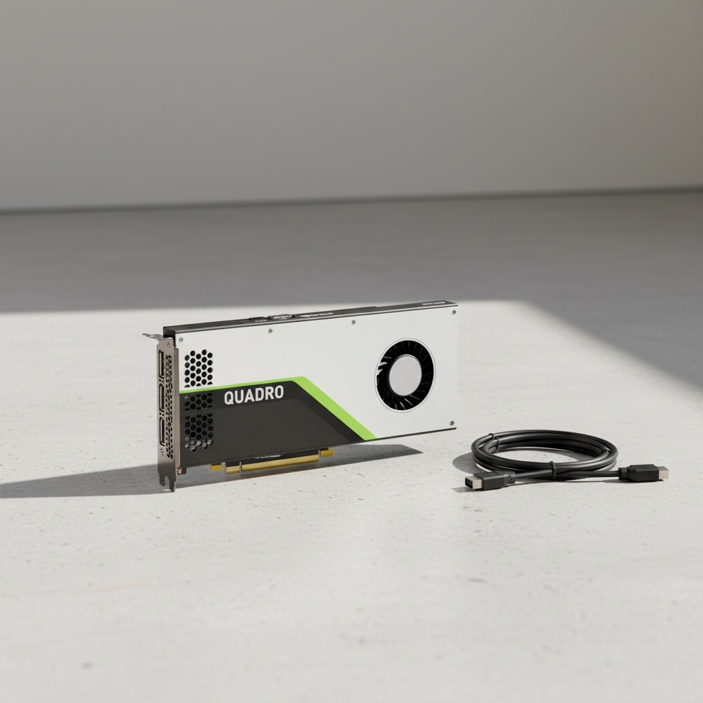 NVIDIA Grade High-efficiency Quadro RTX 4000 8GB 256-bit Low-noise GPU for Mechanical Prototype Rendering Post-production Grading