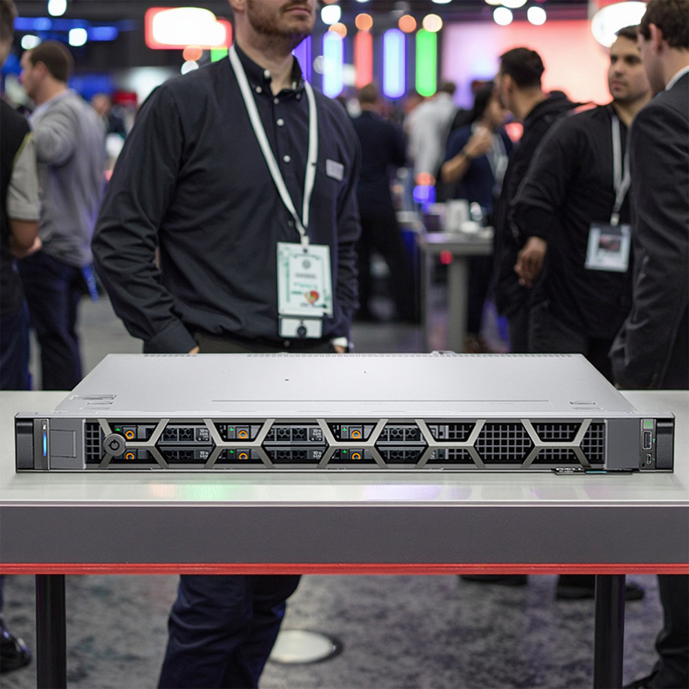 Dell High Quality Cheap PowerEdge R260 1U Rack Mount Server with Intel Xeon  E-2414 Series up to 8 Cores Enterprise Server