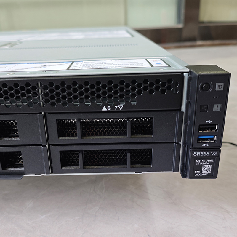 ThinkSystem SR668 V2 2U Rack Server Intel Xeon CPU 64GB DDR4 Memory 750W Power Supply in Stock Tower Design