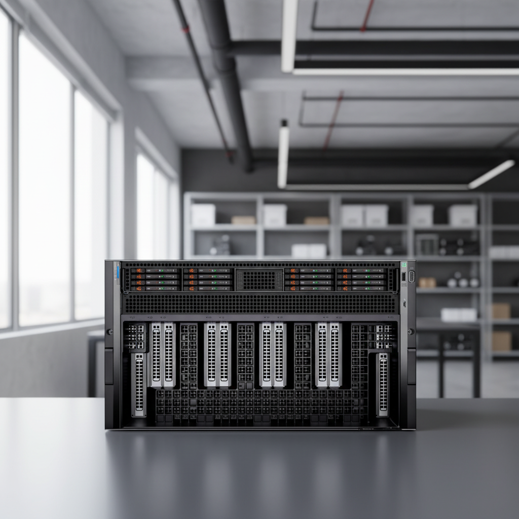 Hot Selling XE9680 Rack Mounted GPU Server with Dual Intel Xeon 8468 64G DDR4 2x7.68T SSD H800 GPU Data Center