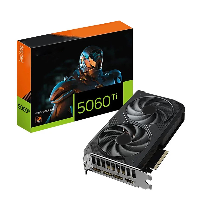 NVIDIA GeForce RTX 5060 Ti 16GB GDDR7 Gaming Graphics Card with Triple Fan Cooling System for High Performance Gaming PC