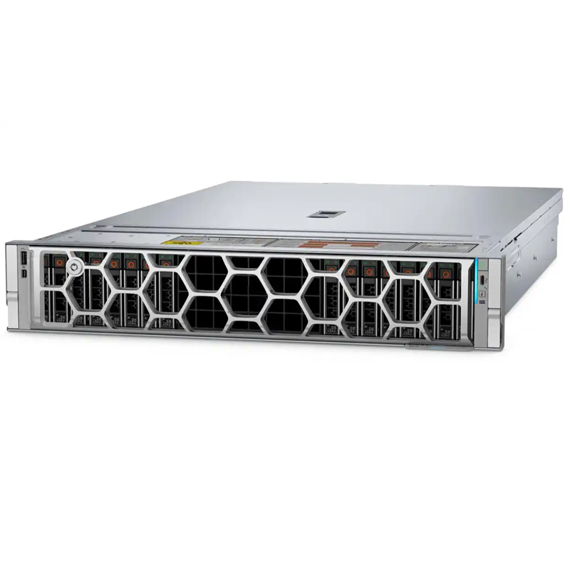 Dell PowerEdge R770 2U Rack Mount Server Multi DIMM Slots DDR5 Memory Intel Xeon Processor Business Network Server