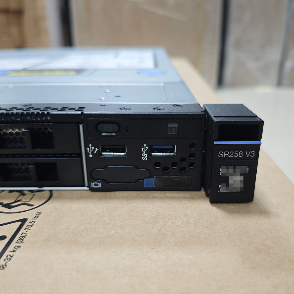 NEW ThinkSystem SR250/SR258 V3 1U Rack Server Intel Xeon E-2456 32GB DDR5 480GB SSD*2 in Stock