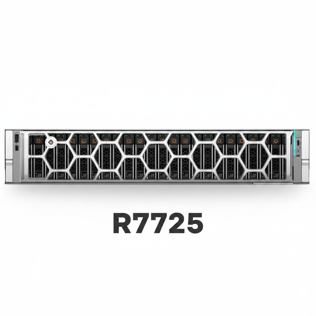 Dell PowerEdge R7725 2U Rack Mount Server Dual Socket Enterprise Server for Database Storage Network Service