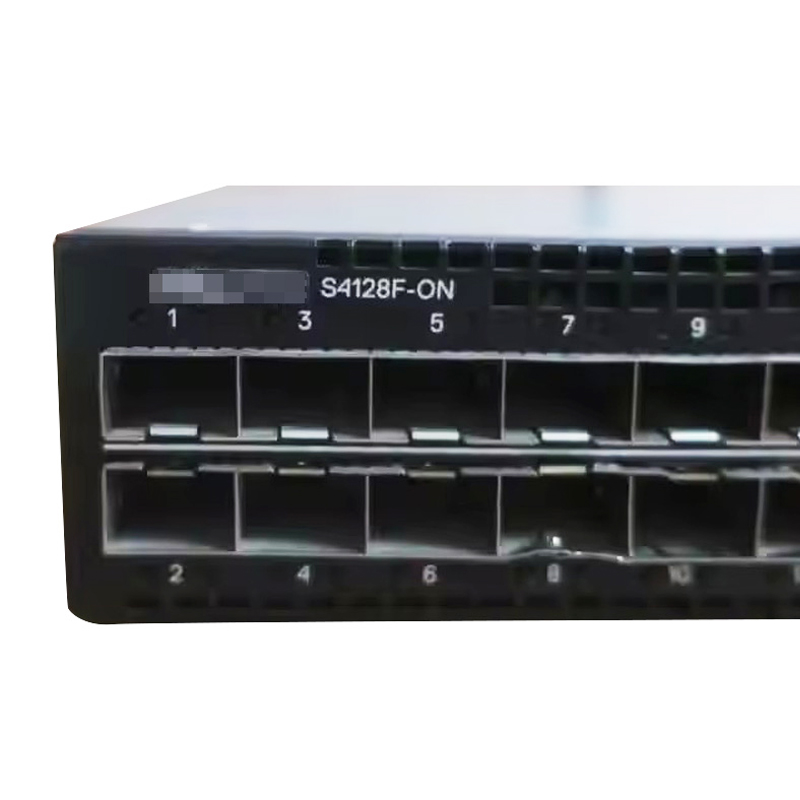 New EMC Connectrix S4128F-ON 1U Network Switch 28 X 10GbE SFP 2 X QSFP28 QoS & SNMP 960Gbps Capacity OS10 Bare Metal Modules