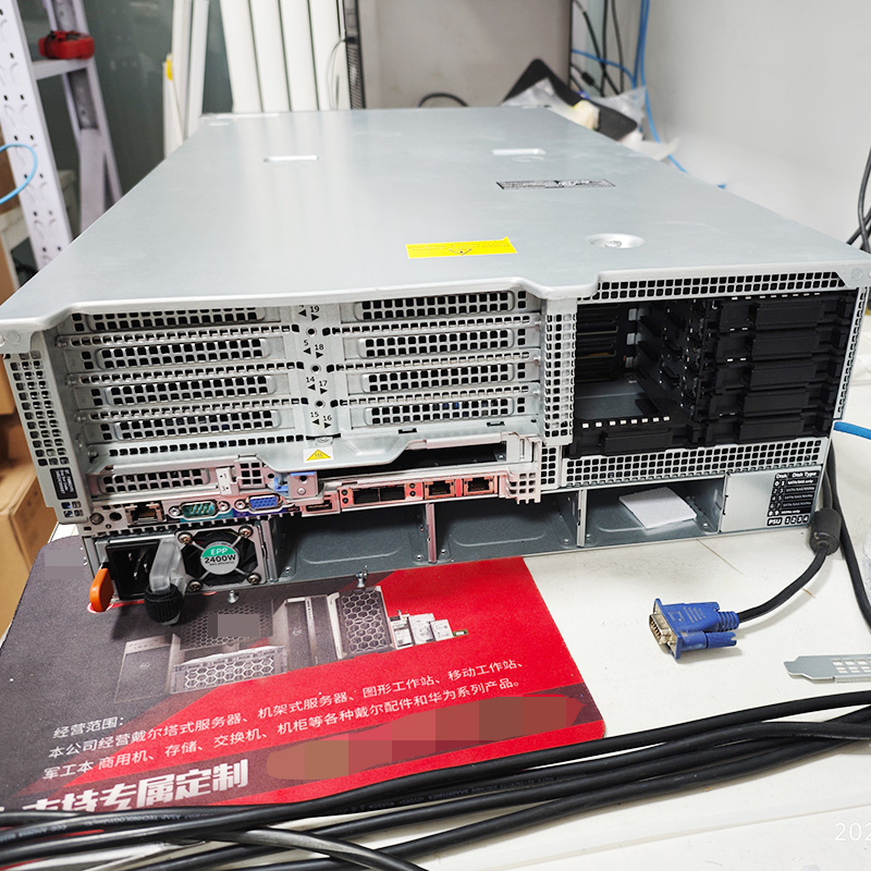 Dell DSS8440 2-channel 4U Rack Server Training Deep Learning AI Customized Machine with RTX3090 GPUs 256G RAM in Stock