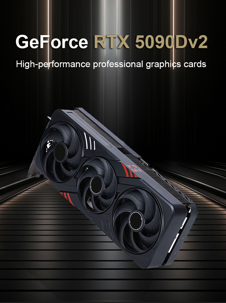 RTX 5090 D v2 Turbo Angle View