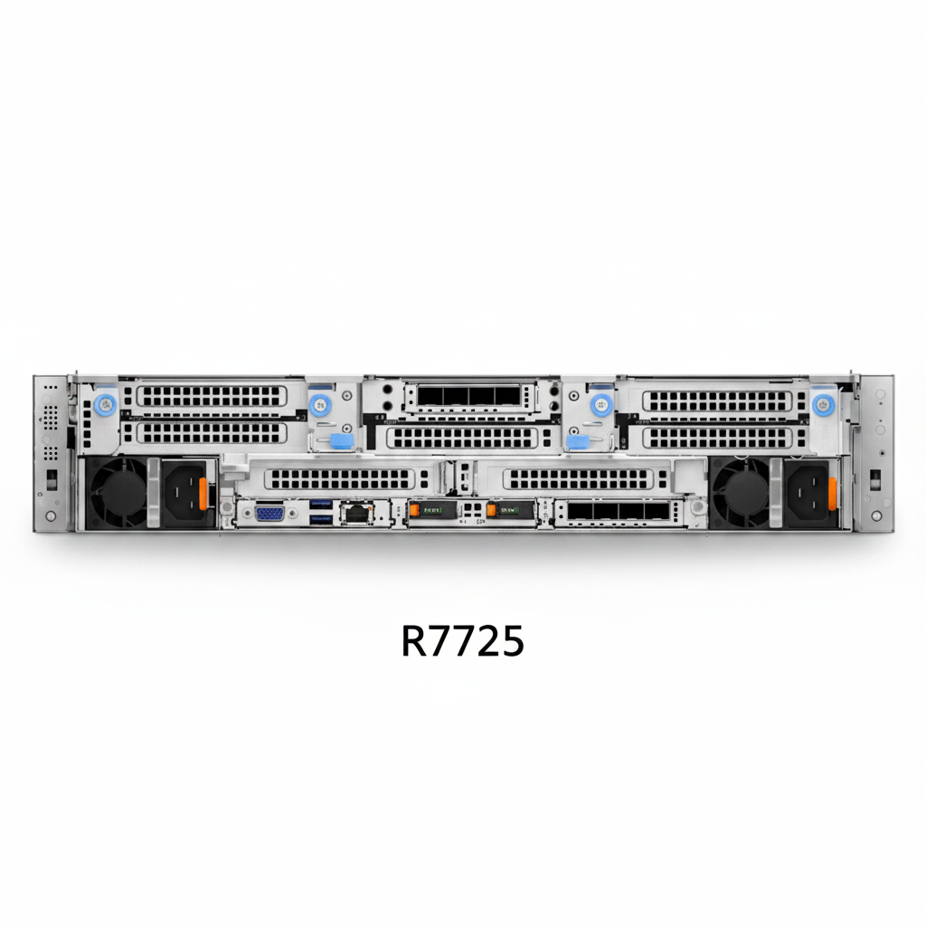 Top Rated Efficient DELL PowerEdge R7725 2U Rackmount Advanced Cloud Hosting Networking Nodes Business Operations Server