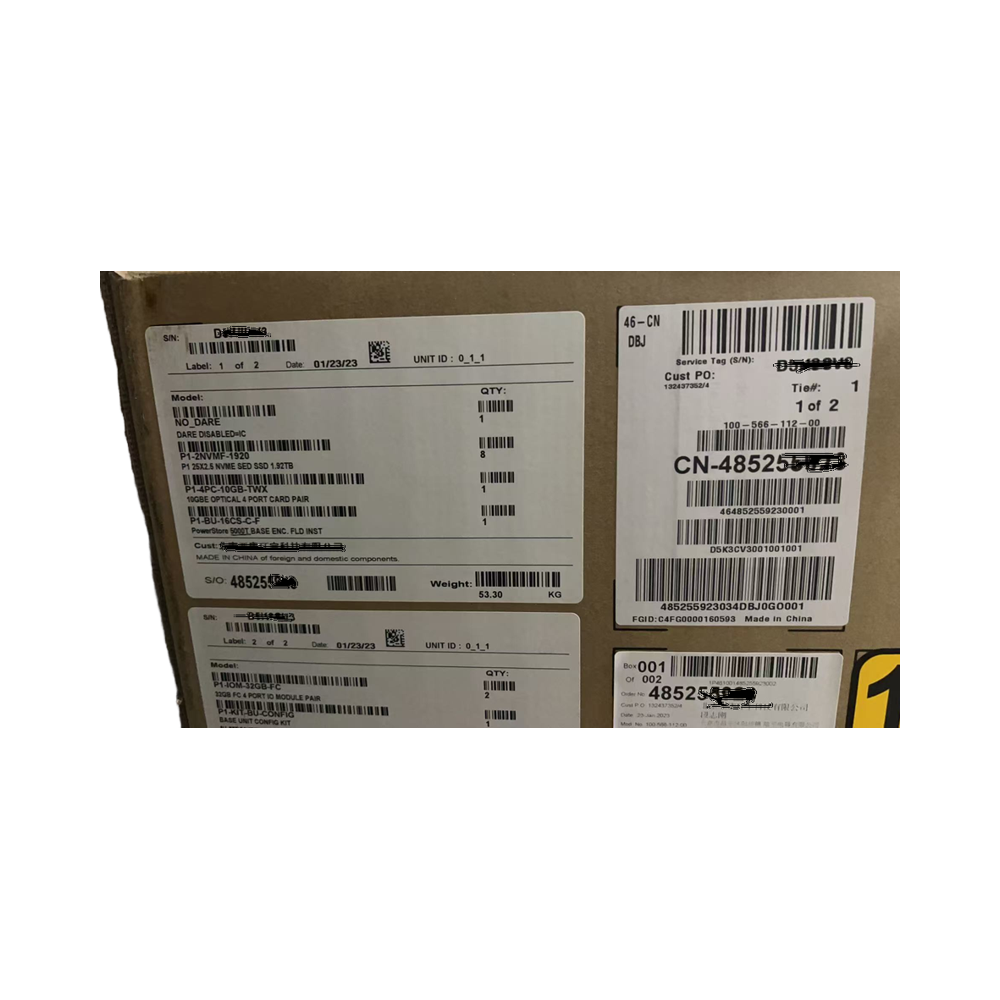 New PowerStore 5000T Full Flash Storage Array with NVMe SSD and 10GE Network-in Stock