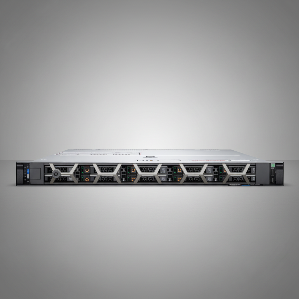 Dell R6615 Enterprise 1U Rack Server High Density Computing With Expandable HDD SSD Storage Network Server In Stock