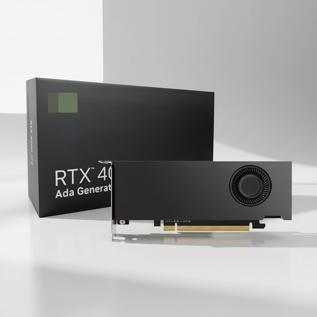 NVIDIA Single Slot Space Saving RTX 4000 SFF Ada Generation 20GB GDDR6 Stable GPU for Video Post Production Virtual Creation