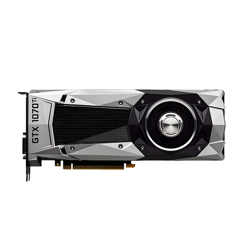 Premium Stable GeForce GTX 1070 Ti 8GB GDDR5 Anti Aging Gaming Graphics Card DIY Assembly Desktop Game Acceleration Card