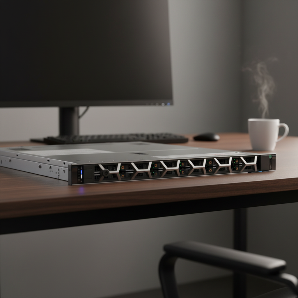 Enterprise Grade Dell R6625 Server 1U Rack Mount 2-way CPU Server High Performance Data Center Storage Server
