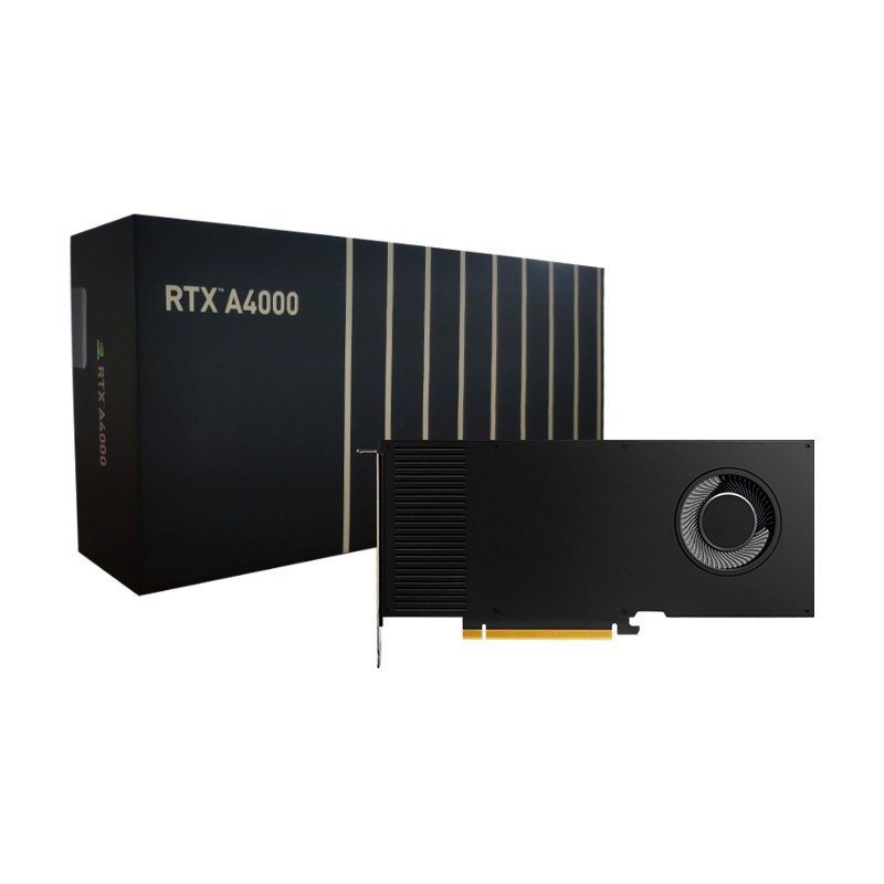 NVIDIA RTX A4000 16GB GDDR6 ECC Professional Workstation Graphics Card High Performance Single Slot GPU 3d Rendering Gpu