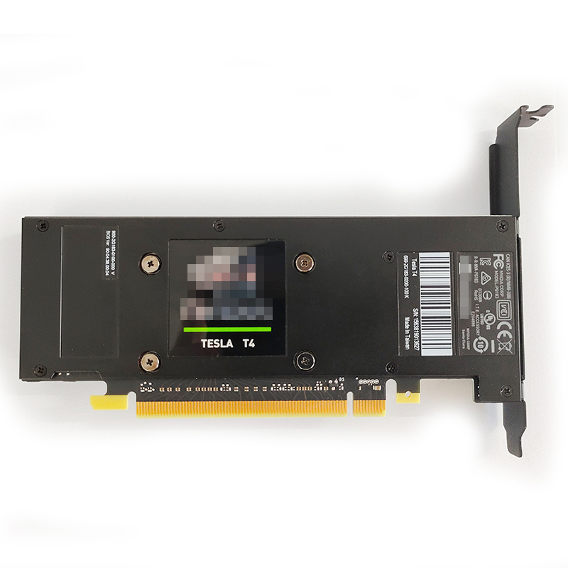 Brand New Stock Tesla T4 16GB GDDR6 Fan GPU Inference Training AI Server Workstation Dedicated Acceleration Graphics Card