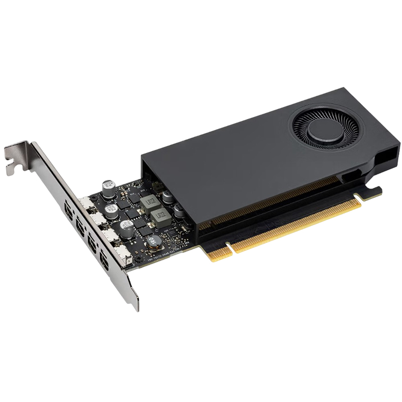 NVIDIA RTX A400 4GB GDDR6 Low Profile Professional Graphics Card with 4 Mini DisplayPort for Multi-Monitor Workstation